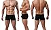 Men's Silky Boxer Briefs Short Leg Underwear Pack Health to Wear, 4pack-a01, Large