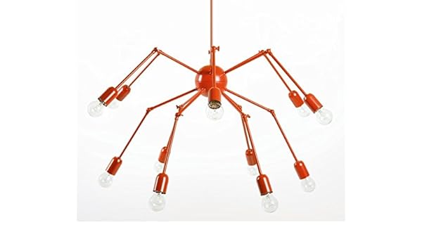 Bgmdjcf Tiny Spiders Art Pendant Lightss 8 Red Amazon Com