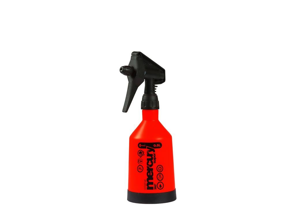 Kwazar Mercury Super 360 spray bottle - For garden - 0.5 litres - Orange - 9 x 12 x 28 cm