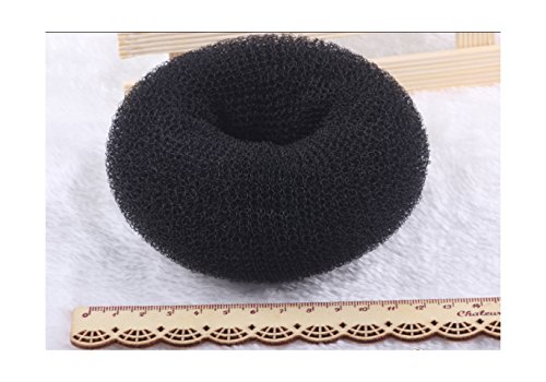 Thinkmax Ballet Dance Dancing Hair Chignon Donut Bun Ring Shaper Hair Styler Maker Black 3pcs Set