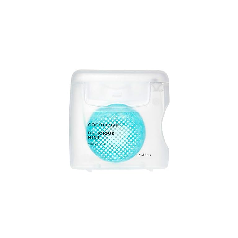 COCOFLOSS CoconutOil Infused Woven Dental Floss Mint Dentist