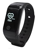 Toprime Fitness Activity Tracker Smartband Watch Bracelet with Heart Rate Monitor ,Altitude,Temperature and Barometric Monitoring,Professional for Outwork Sports and Exercise