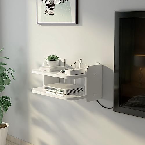 Floating Wall Shelf for WiFi Router, Small Wall Shelf, Floating Shelf