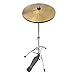 Cymbal Replacement Accessories Cymbal Felts Hi-Hat Clutch Felt Hi Hat Cup Felt Cymbal Sleeves with Base Wing Nuts and Cymbal Washer 18 Pieces (Gray)
