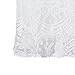 Toimothcn Women White Lace Dress Slash Neck Off Shoulder Cocktail Party Elegant Dress Sexy Prom Gown