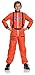 UNDERWRAPS Costumes - Children's NASA Astronaut Suit Costume - Unisex Cosplay Dress Up Kit - Complete Jumpsuit Ensemble - Halloween Space Costume - Medium (6-8) Orange