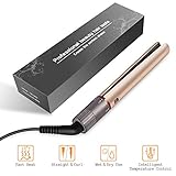[2018 Upgraded] Professional Hair Straightener and Curler