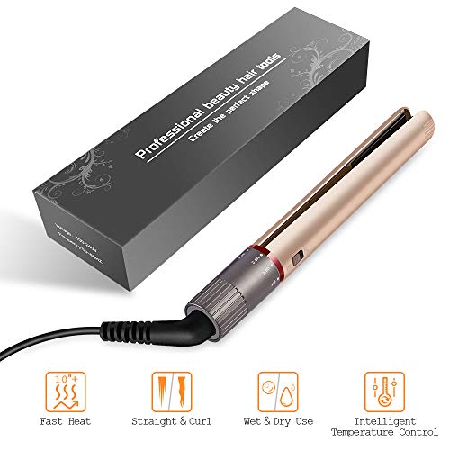 [2018 Upgraded] Professional Hair Straightener and Curler