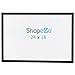 SnapeZo Poster Frame 18x24 Inches, Black 1 Inch Aluminum Profile, Front-Loading Snap Frame, Wall Mounting, Sleek Series
