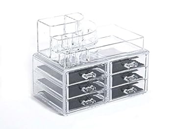 Kamay S Big Size Makeup Case Acrylic Clear Cosmetic Organiser
