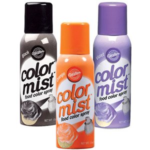 Wilton Halloween Color Mist Food Color Spray Set (Includes 3 - 1.5 oz. Cans in Black, Orange and Violet )
