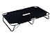 Large Elevated Pet Cot with Steel Frame - Foldable Raised Play and Rest Bed for Dogs and Cats with Bonus Storage Bag - 42