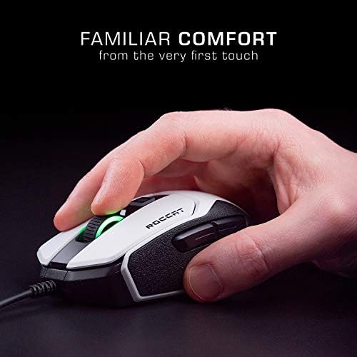 Roccat Kain 102 Aimo Mysz Gamingowa Rgb Bez Podkladki Pod Mysz Szary Czarny Amazon Pl Video Games