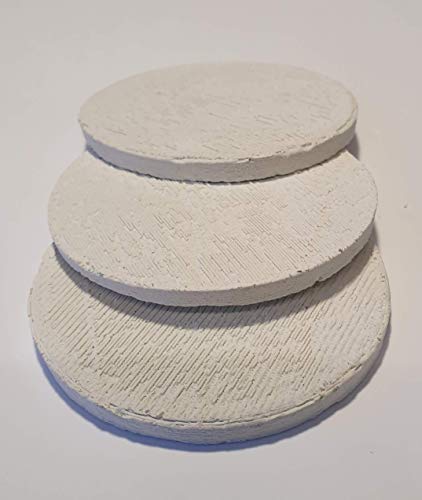Extra Large Coral Frag Discs – 80mm | Premium Reef-Safe Coral Frag Plugs for Zoanthids, Softies, LPS & SPS | Textured Surface for Strong Adhesion | Handmade in the UK