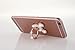 Universal Cell phone holder,Sunvy New Design Luxury Full Diamond Lovely Cat Shape Ring Grip Stand Car Mounts for Iphone, Ipad, Samsung HTC Nokia Smartphones Great Gift (Rose gold)