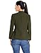 GRAPENT Women's Business Casual Buttons Pockets Open Front Blazer Suit Cardigan