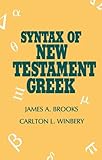 Syntax of New Testament Greek