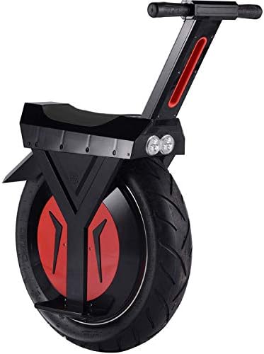 LETHX Self Balancing Electric Unicycle - All Terrain Tire - 500W One Wheel Scooter (Black)