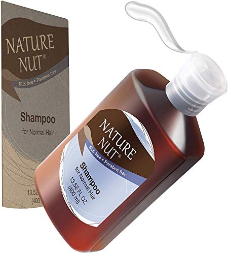 Nature Nut Hair Shampoo for Normal Hair - Hypoallergenic Moisturizing Hair Repair Treatment Cleansing Shampoo with 5 Nut Hydration Boost Formula for Hair & Scalp