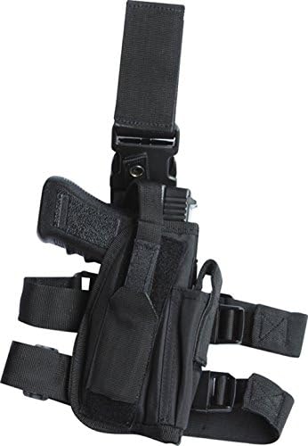 Universal British Army Combat SWAT Tactical Leg Holster Belt Black New US PLCE