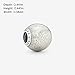 Pandora Jewelry Silvery Glitter Sterling Silver Charm