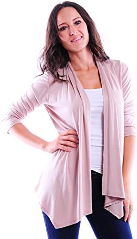 SR Women's Plus Size Basic Various Sleeve Open Cardigan (Size: 1X-5X)