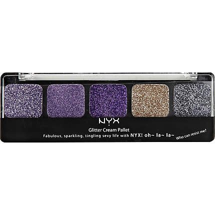 NYX Glitter Cream Palette -Color GCP 07 Royal Violets