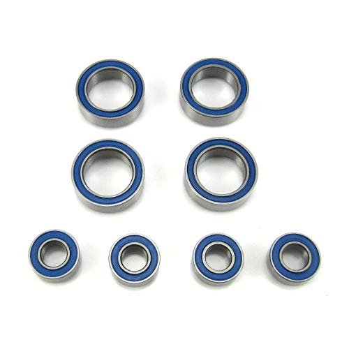 TRB RC Axle Carrier Bearings 4x8x3mm 8x12x3.5mm BLU for Traxxas 1/16