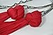 Aerial Yoga Hammock 5.5 yards Include Daisy Chain ,Carabiner and Pose Guide (Red)