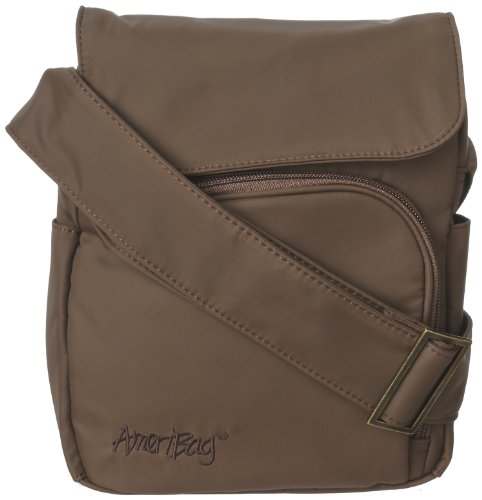 AmeriBag Rifton Messenger Bag,Dark Chocolate,one size