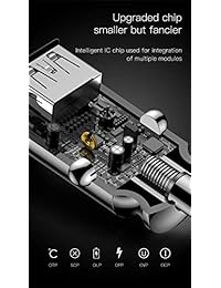 VITEX Cargador para automóvil, adaptador de cargador de automóvil de aleación de aluminio 4.8A, 2 puertos USB, carga rápida para automóvil, mini dispositivo de ajuste al ras Xs compatible con iPhone max XR x 7 6s, iPad Air 2 Mini 3, Note 9 Gal