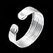 KACON Sterling Silver Bangle Bracelet, Fashion Simple Open Bangles Cuff bracelets for Women