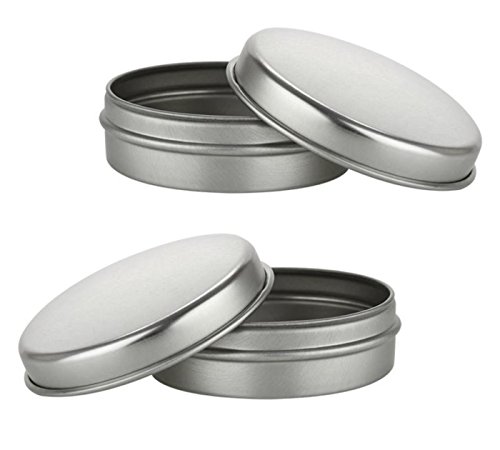 MagnaKoys 1oz Slip Slide Top Round Tin Containers for Crafts Cosmetics Candles Geocaching (3)