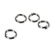 Yosoo 6mm 200 pcs Plated Split Rings for Blank Lures Crankbait Hard Bait Each Pack Bass Walleye Fishing