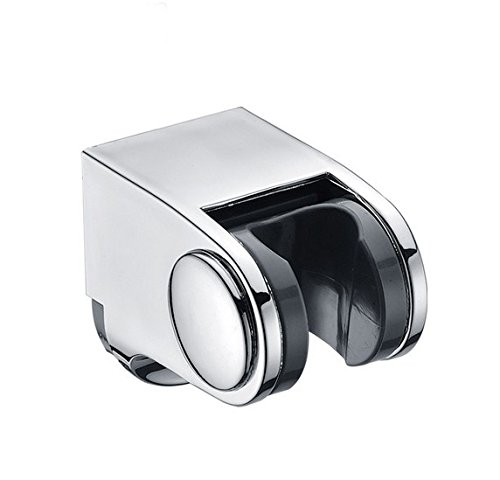 OWIKAR Bathroom Shower Head Holder Bracket Wall Mount Handheld Shower Arm Mount Premium Chrome Plated ABS Finished Small and Portable - Thumbnail 7