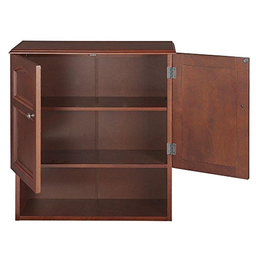 Martha 22-3/10 in. W x 25 in. H x 8 in. D Bathroom Storage Wall Cabinet in Mahogany Color - Thumbnail 2