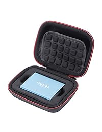 Funda rígida para Samsung T5 T3 T1 portátil 250 GB 500 GB 1 TB 2 TB SSD USB 3.0 discos duros externos de estado sólido, bolsa de almacenamiento   negro, Negro