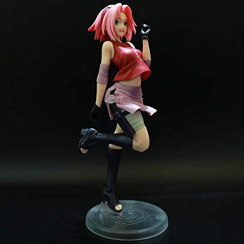 Yangzou-Nuevo-Anime-Estatuilla-22-Cm-Naruto-Shippuden-Figura-Gals-Sakura-Haruno-Figura-Completa-PVC-Figuras-De-Accin-Modelo-De-Juguete-De-Regalo