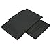 Clara Clark King Pillowcases Set of 2 - Ultra Soft Brushed Microfiber, Pillow Covers with Envelop Closure, Black.