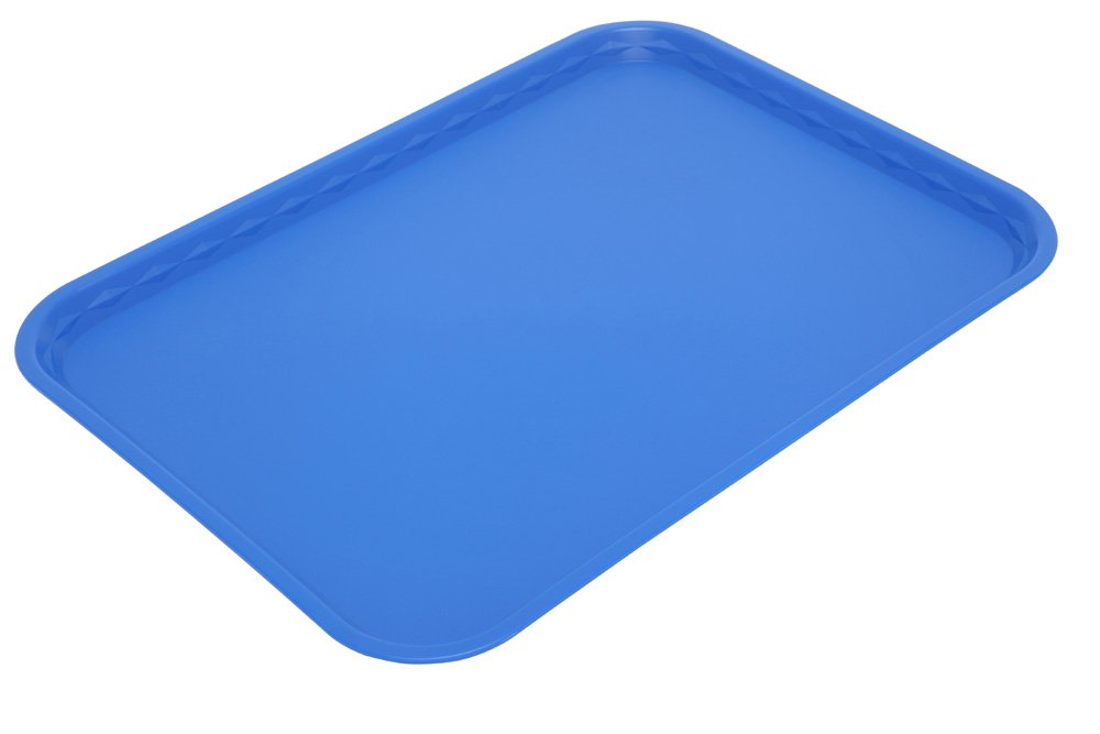 Harfield Blue Flat Food Serving Trays 41x30cm Polypropylene