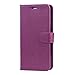 Note 5 Case, Abacus24-7 Samsung Galaxy Note 5 Wallet with Flip Cover and Stand, Purple