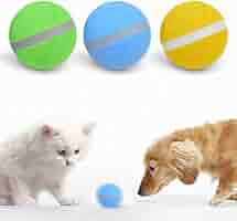 Driidudur Pelotas para Mascotas, 1 Pelota Amarilla con luz LED ...