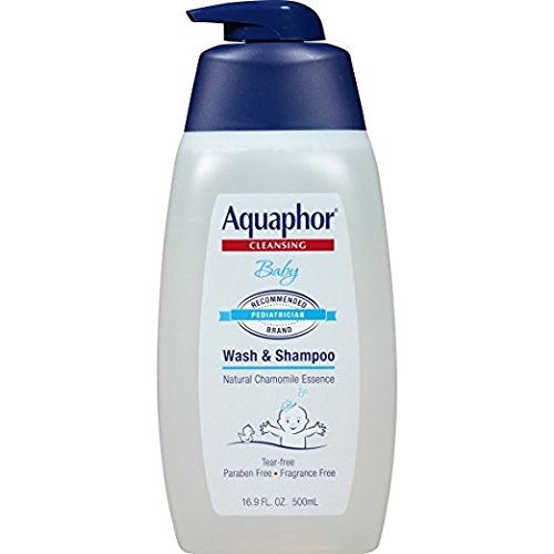 Aquaphor Cleansing Baby Wash & Shampoo, 16.9oz. Per Bottle (4 Pack)