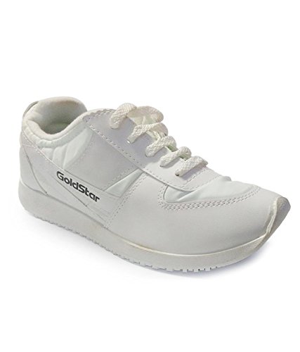 goldstar boys white running shoes