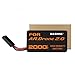 Masione 20C 11.1V 2.0Ah Upgrade Battery for Parrot Ar.drone 2.0 Power Edition Helicopter