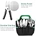 TomCare Garden Tools Set 7 Piece Gardening Tools Gardening kit Tool Sets with Heavy Duty Pruning Shears Comfortable Non-Slip Handle and Durable Storage Tote Bag – Garden Gifts for Gardeners Men Womenthumb 1