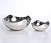 James Scott Candy Dish Bowl - Hammered Stainless Steel Wave Bowl, 6-inch - Multipurpose for Bathroom, Kitchen, Dining - Fruit, Candy, Salad, Snacks, Accessories