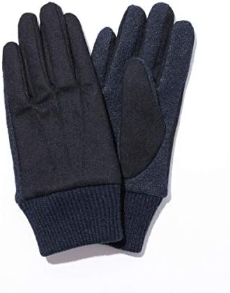 Amazon アーバンリサーチ メンズ Urban Research メンズテブクロ ウール ジャージ コンビグローブ Navy Free 手袋 通販