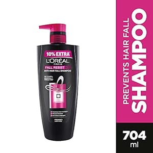 L’Oreal Paris Fall Resist 3X Anti-Hairfall Shampoo, 640ml (With 10% Extra)