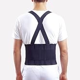 Therapist's Choice® Industrial Double Pull Back Support with Shoulder Straps (X-Large (36"-47" Waist))